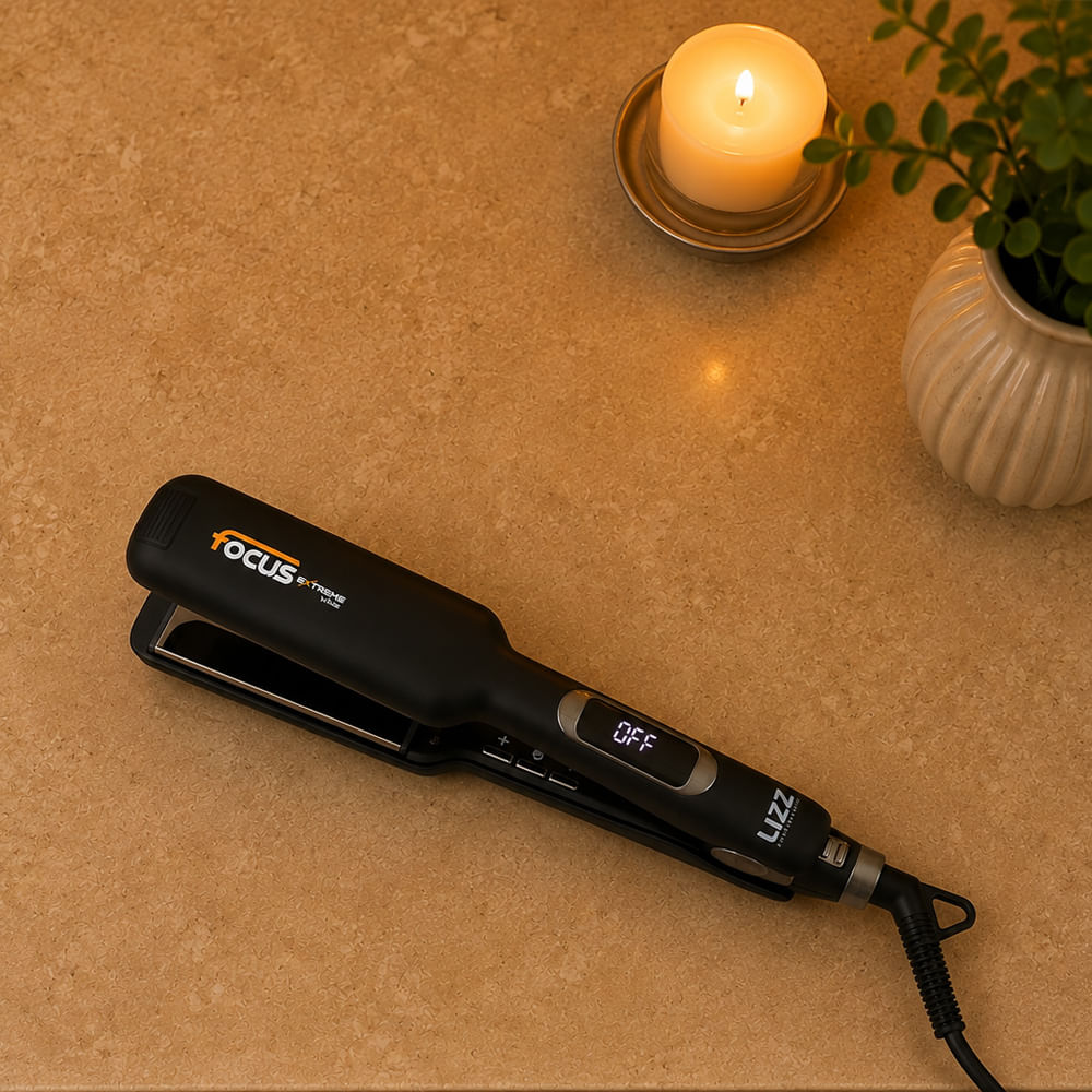 Prancha Focus Extreme 260°C/500°F - Lizz Professional - Loja Lizz